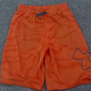 Under armor orange shorts